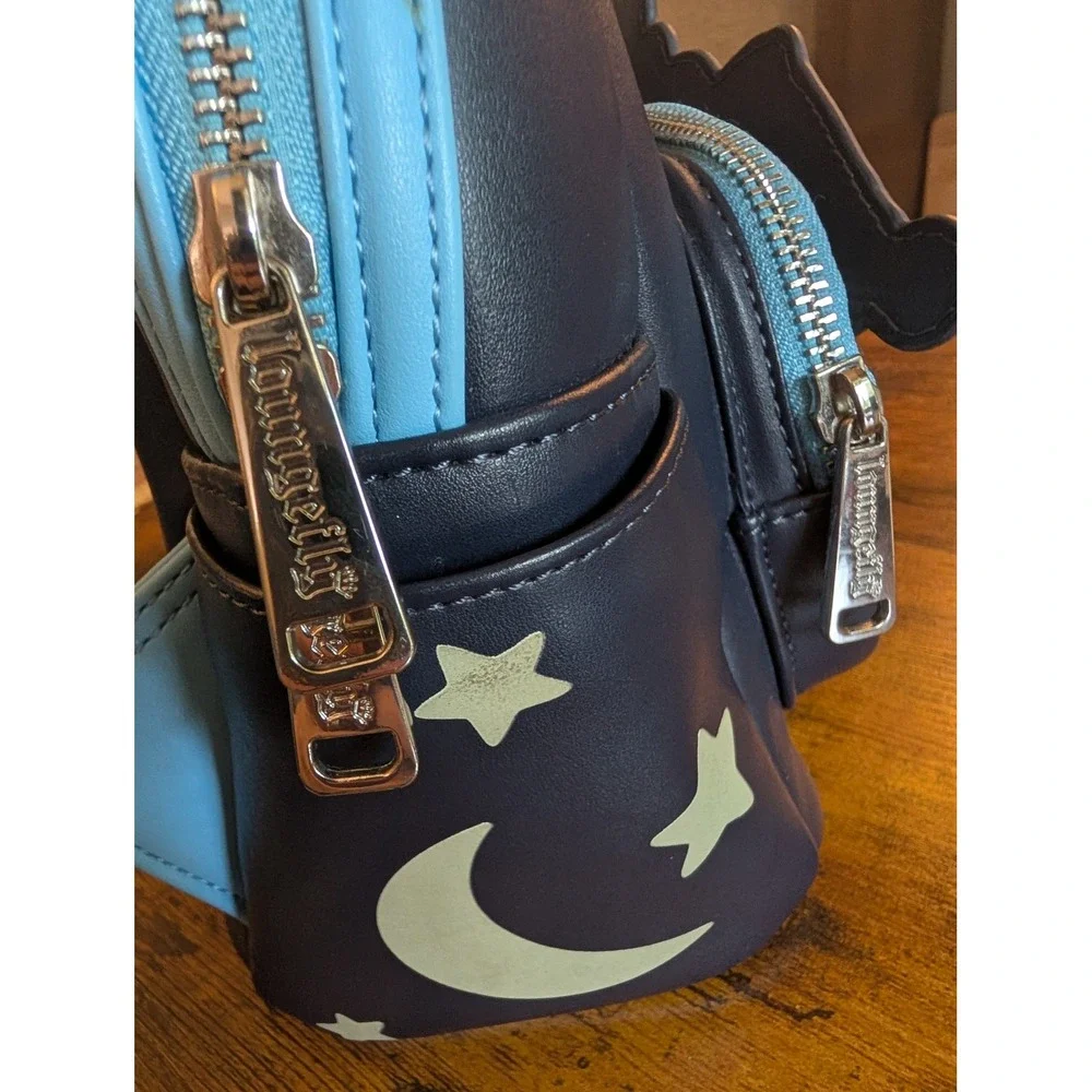 Disney Loungefly Lilo Stitch Space Adventure Glow Mini Backpack 2021 Rare  Movie